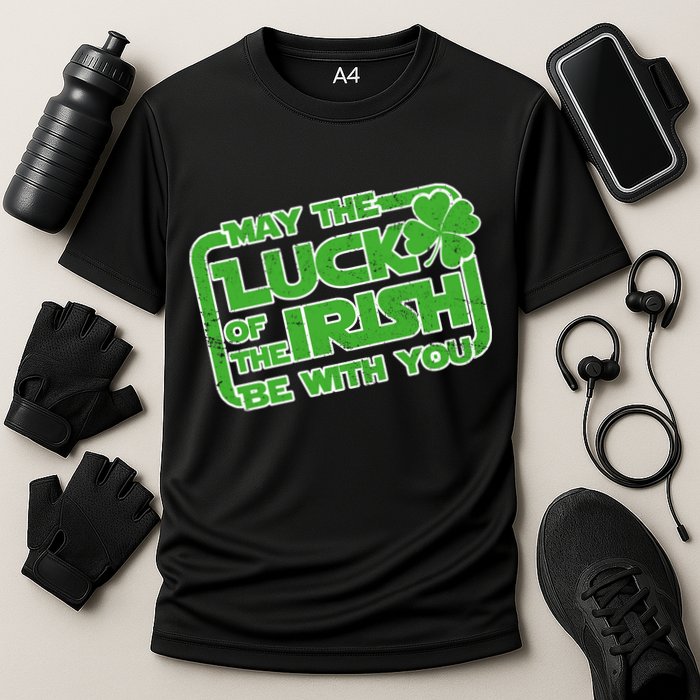 May The Luck Of The Irish Be With You Performance Shirt