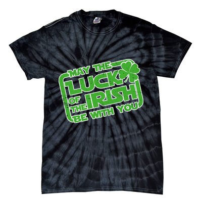 May The Luck Of The Irish Be With You Tie-Dye T-Shirt