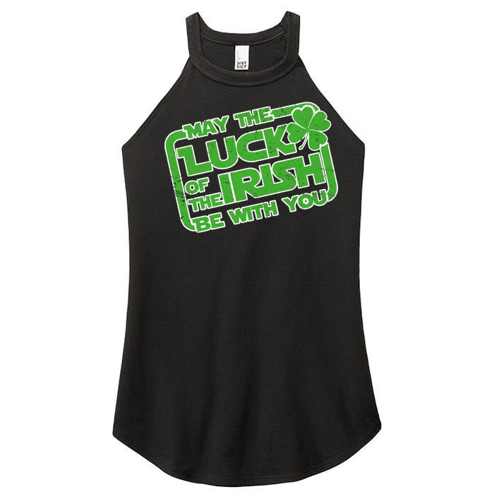 May The Luck Of The Irish Be With You Women’s Perfect Tri Rocker Tank