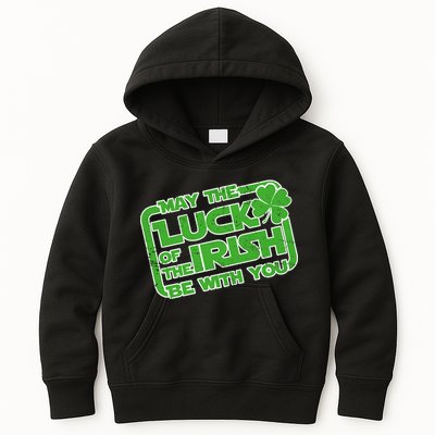 May The Luck Of The Irish Be With You Kids Hoodie