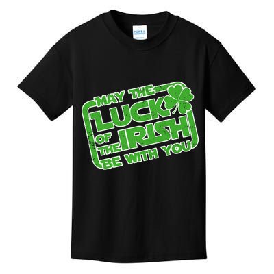 May The Luck Of The Irish Be With You Kids T-Shirt