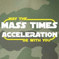 May The Mass Times Acceleration Be With You Legacy Tie Dye Trucker Hat