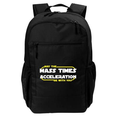 May The Mass Times Acceleration Be With You Backpack