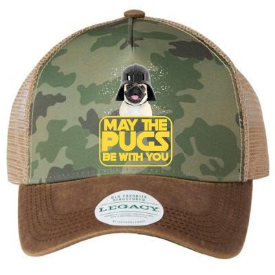 May The Pugs Be With You Legacy Tie Dye Trucker Hat