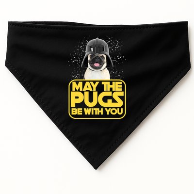 May The Pugs Be With You USA-Made Doggie Bandana