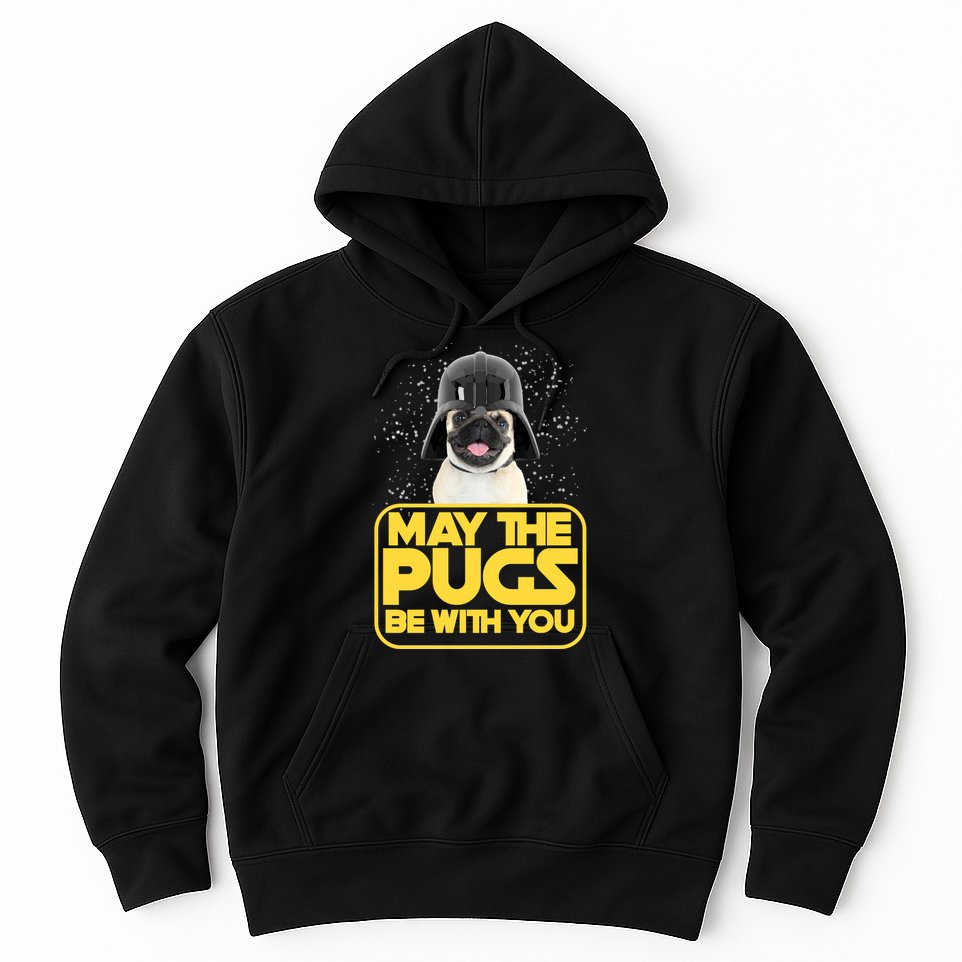 May The Pugs Be With You Hoodie