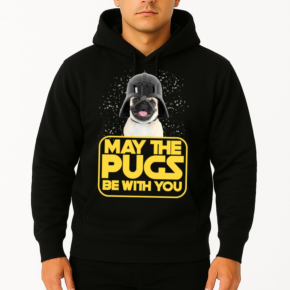 May The Pugs Be With You Hoodie