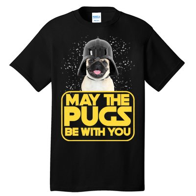 May The Pugs Be With You Tall T-Shirt