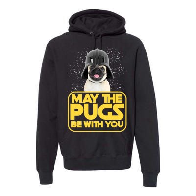 May The Pugs Be With You Premium Hoodie