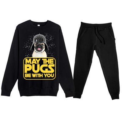 May The Pugs Be With You Premium Crewneck Sweatsuit Set