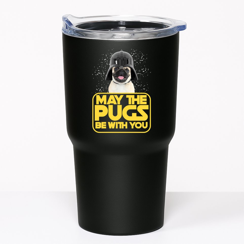 May The Pugs Be With You Tumbler