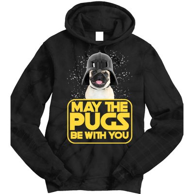 May The Pugs Be With You Tie Dye Hoodie