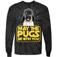 May The Pugs Be With You Tie-Dye Long Sleeve Shirt