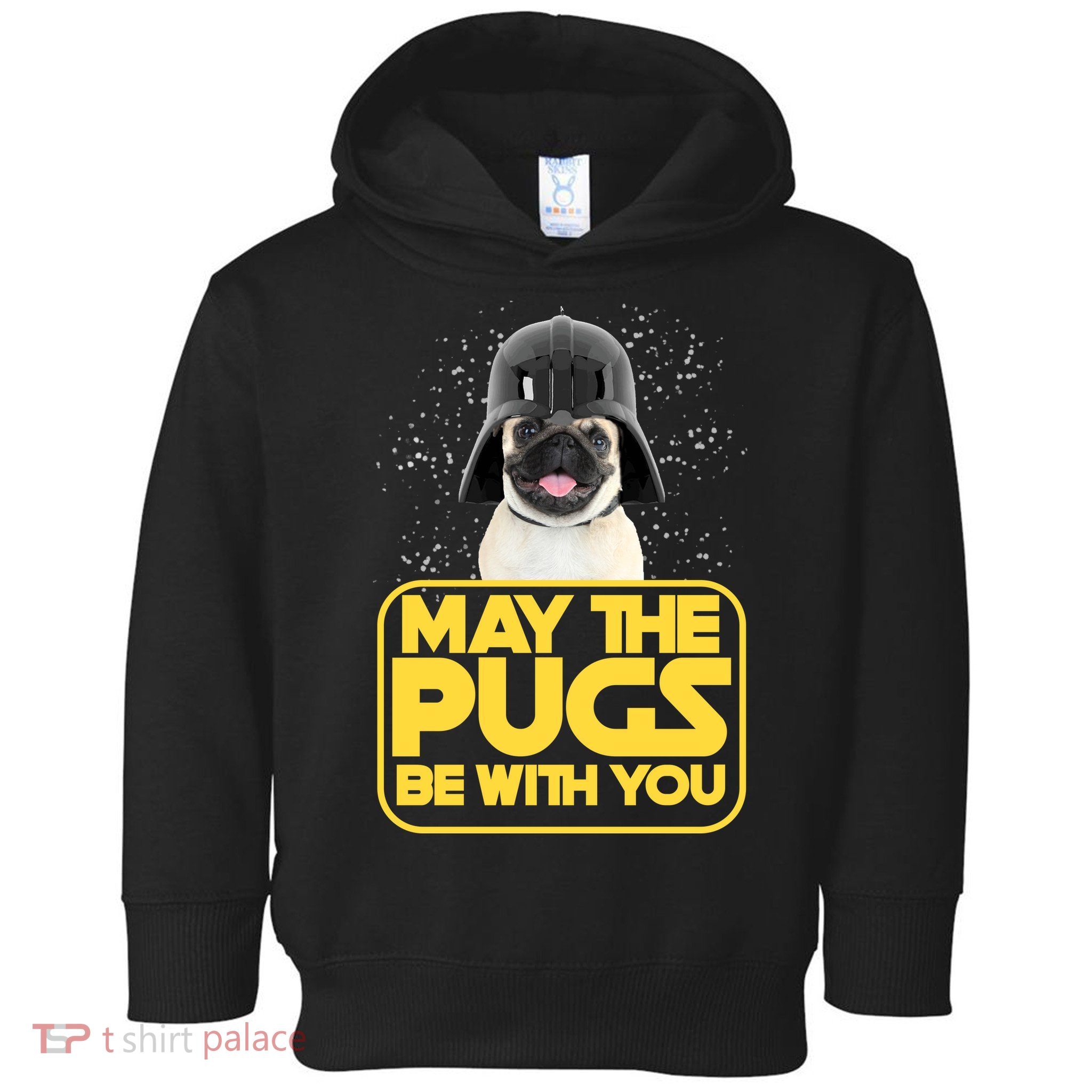 May The Pugs Be With You Toddler Hoodie