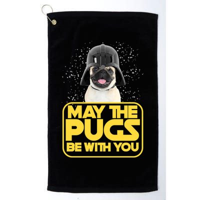 May The Pugs Be With You Golf Towel