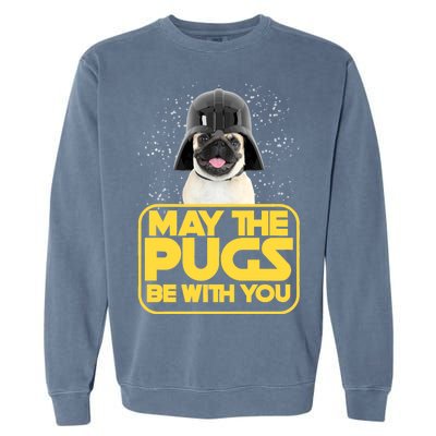 May The Pugs Be With You Garment-Dyed Sweatshirt