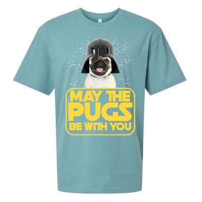 May The Pugs Be With You Sueded Cloud Jersey T-Shirt