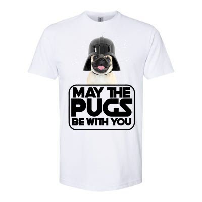 May The Pugs Be With You Softstyle CVC T-Shirt