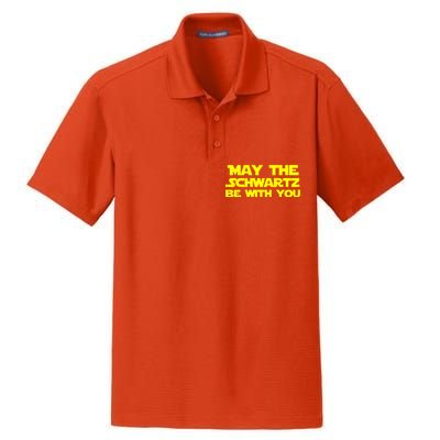 May The Schwartz Be With You Dry Zone Grid Polo