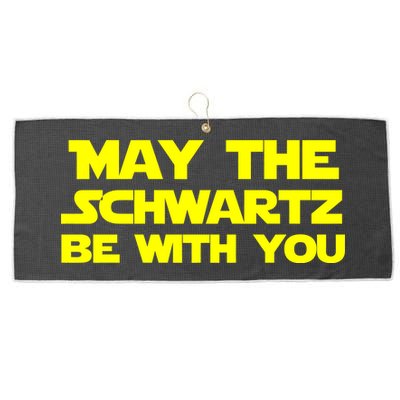 May The Schwartz Be With You Large Microfiber Waffle Golf Towel