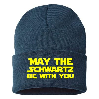 May The Schwartz Be With You Sustainable Knit Beanie