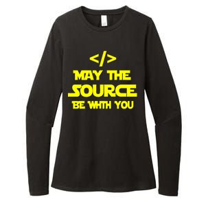 May The Source Be With You Womens CVC Long Sleeve Shirt