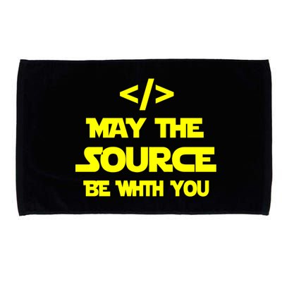 May The Source Be With You Microfiber Hand Towel