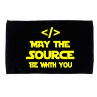 May The Source Be With You Microfiber Hand Towel