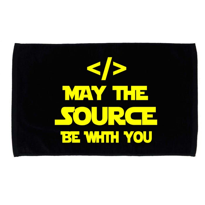May The Source Be With You Microfiber Hand Towel