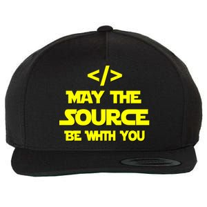 May The Source Be With You Wool Snapback Cap