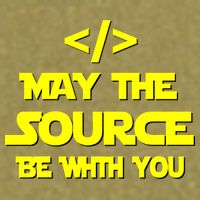 May The Source Be With You Garment-Dyed Women's Muscle Tee
