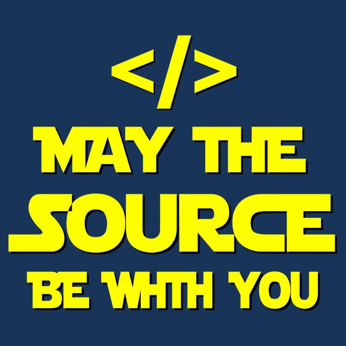 May The Source Be With You Garment-Dyed Heavyweight T-Shirt