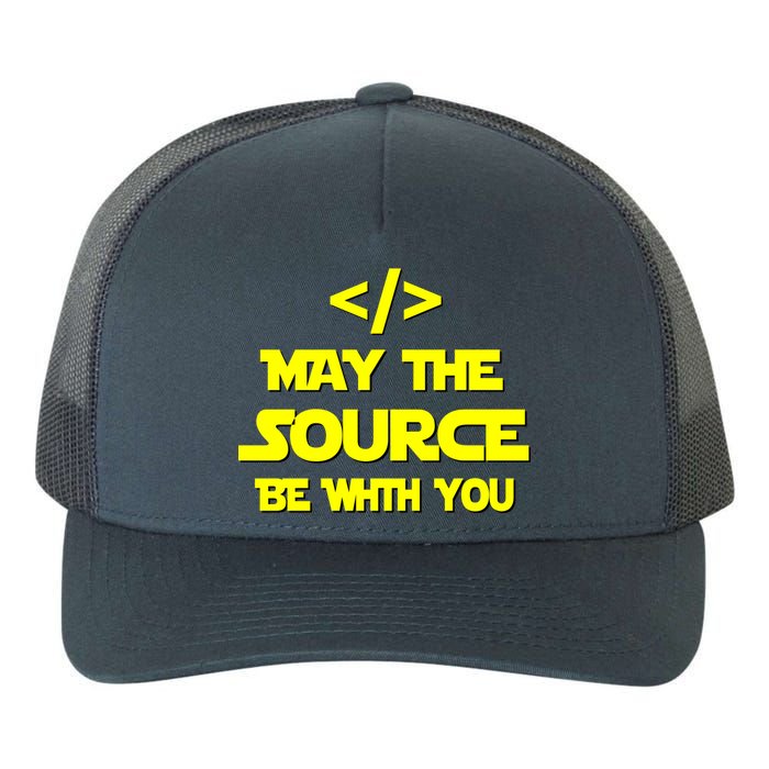 May The Source Be With You Yupoong Adult 5-Panel Trucker Hat