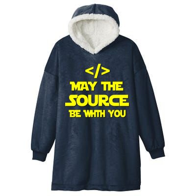 May The Source Be With You Hooded Wearable Blanket