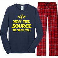 May The Source Be With You Long Sleeve Pajama Set