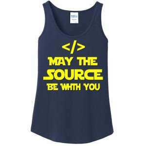 May The Source Be With You Ladies Essential Tank