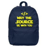 May The Source Be With You 16 in Basic Backpack
