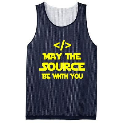 May The Source Be With You Mesh Reversible Basketball Jersey Tank
