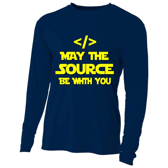 May The Source Be With You Cooling Performance Long Sleeve Crew