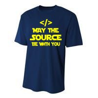 May The Source Be With You Performance Sprint T-Shirt