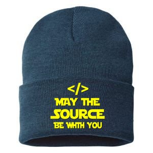 May The Source Be With You Sustainable Knit Beanie