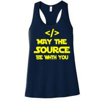 May The Source Be With You Women's Racerback Tank