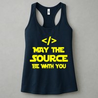 May The Source Be With You Womens Tank Top