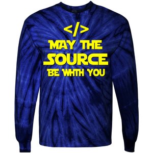 May The Source Be With You Tie-Dye Long Sleeve Shirt