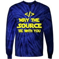 May The Source Be With You Tie-Dye Long Sleeve Shirt