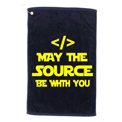 May The Source Be With You Golf Towel