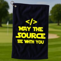 May The Source Be With You Golf Towel