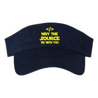 May The Source Be With You Valucap Bio-Washed Visor