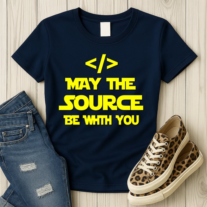 May The Source Be With You Womens T-Shirt