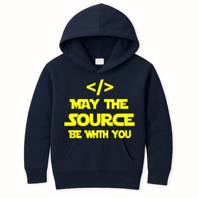May The Source Be With You Kids Hoodie